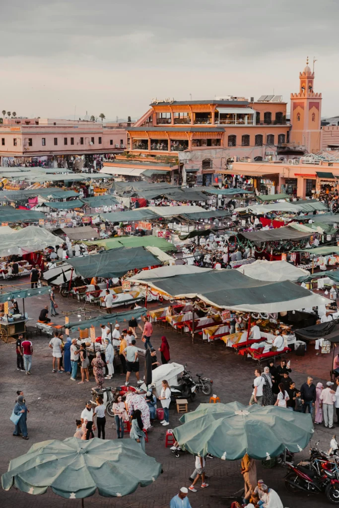 Marrakech souks traditional markets Morocco